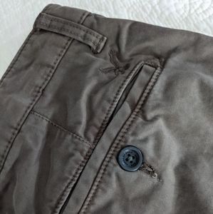 Men's American Eagle slim straight khaki pants